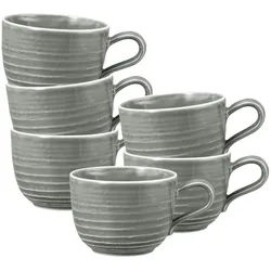 Seltmann Weiden Terra Kaffeetasse 260 ml perlgrau 6er Set