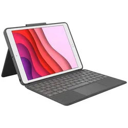 Logitech Combo Touch für iPad PC-Tastatur grau