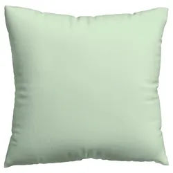Schlafgut Kissenhülle , Hellgrün , Textil , Uni , 40x40 cm , Grüner Punkt, AZO-frei, Oeko-Tex® Made IN Green , bügelleicht, bügelfrei, hochwertige Qualität, formstabil, langlebig , Heimtextilien, Bezüge, Kissenbezüge
