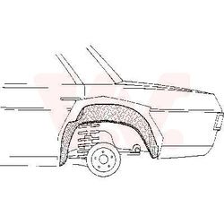 VAN WEZEL Radhaus Hinten Rechts für Mercedes-Benz /8