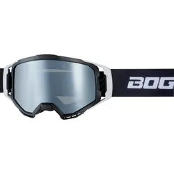 Bogotto B-1 Motocross Brille, schwarz-weiss für Männer