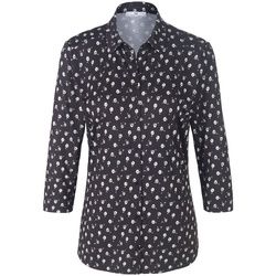 Le chemisier en jersey 100% viscose Peter Hahn noir