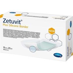 Zetuvit Plus Silicone Border 15 cm x 25 cm