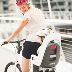 Hamax Caress Fahrradkindersitz mit abschließbarer Rahmenhalterung