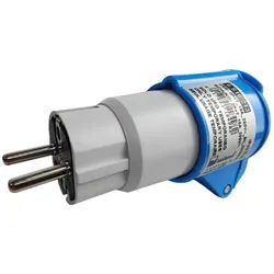 Marlanvil Camping Adapter mit Stecker Uni-Schuko 16A 250V auf 16A CEE Kupplung Stromadapter IP40 4982