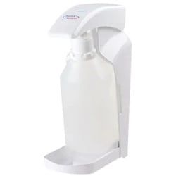 Schülke hyclick® Präparate Spender Vario, Zur einfachen Dosierung von Händedesinfektionsmitteln und Waschlotionen, für 500 ml - und 1000 ml - Flaschen