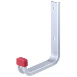Alberts Wandhaken abgewinkelt aus Aluminium, 1x Stück | Ordnungshaken