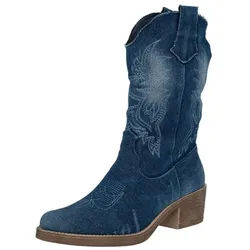 Salinyang Stiefel Stiefel blau 38 EU