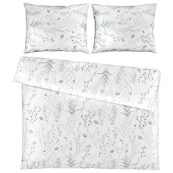 Bettwäsche Lina XXL Weiß ca. 200x220cm