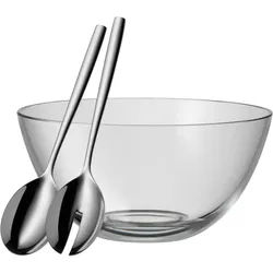 WMF Salat-Set TAVERNO 3 teilig mit Salatschüssel und Salatbesteck mittel
