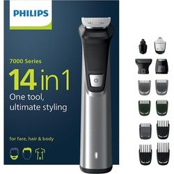 Philips Multigroom Series 7000 14-in-1, für Gesicht, Haare und Körper 1 St Unisex