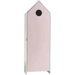 Kinderkleiderschrank Casami Weiß/Rosa