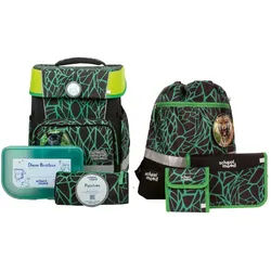 School-Mood Champion 7-tlg. Schulranzenset Linus (Panther)