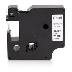 Alternativ-P-Touch für Dymo 45013 / S0720530 schwarz weiß