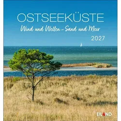 Wandkalender Ostseeküste Postkartenkalender 2027 - Wind und Wellen - Sand und Meer
