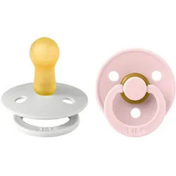 Bibs® Bibs Couleur Beruhigungssauger Haselnuss - Blume 6 - 18 Monate Größe 2