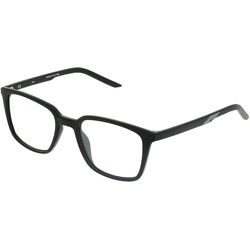 Nike 7259 Herren-Brille inkl. Gläser Vollrand Eckig Kunststoff-Gestell, Schwarz