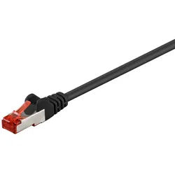Goobay 7,5m CAT 6 Patchkabel, S/FTP PiMF, Schwarz