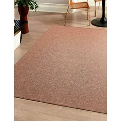 Teppich ANDIAMO "Luton, Made in Germany" Gr. 6, braun (cognac), B:200cm H:5mm L:290cm, Kunstfaser, Teppiche, Teppich, melierte Optik, auch als Läufer, Wohnzimmer & Schlafzimmer