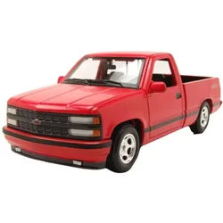 Maisto® Modellauto Chevrolet 454 SS Pick Up 1993 rot, Maßstab 1:24 rot
