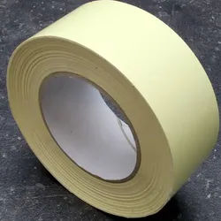 Doppelseitiges PE-Gewebeklebeband, sehr starker Kautschukkleber, GW-ES25 50 mm, Papier, weiß