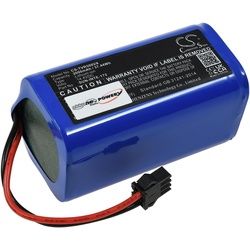 Powery Akku für Tesvor X500, X500 Pro Staubsauger-Akku 2600 mAh (14.4 V) blau