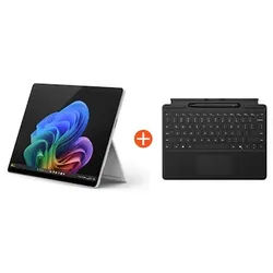 Microsoft Surface Pro (11. Generation) 13" 2in1 Platin Snapdragon® X Plus 16GB/256GB SSD Win11 + Black Keyboard + Pen