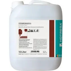 HOTREGA® PROFESSIONAL A Steinreiniger, Alkalischer Hof- und Fassadenreiniger zur Behandlung von Steinoberflächen, 10 Liter - Kanister