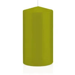 Wiedemann Kerzen Stumpenkerzen Grün 100 x Ø 60 mm, 16 Stück, Kerzen in RAL Kerzengüte Qualität