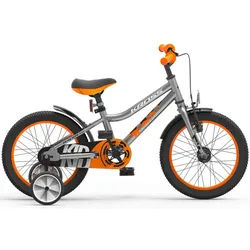 Xxxl Kinderfahrrad , Orange, Silberfarben, Weiß , Metall , 25x30x55 cm , unisex , Freizeit & Co, Sport & Fitness, Fahrräder, Kinderfahrräder