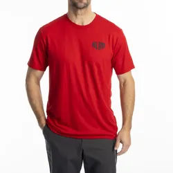 Klim Full Throttle Tri-Blend T-Shirt, grau-rot, Größe 3XL für Männer