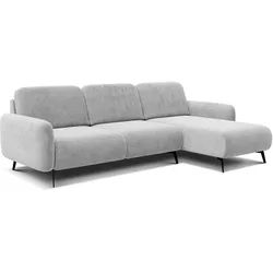 ECKSOFA FEBE 4-Sitzer rechts, hellgrau