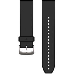 Garmin Quickfit Silikon Armband 22mm Schwarz / Silber fenix 6/7, epix2