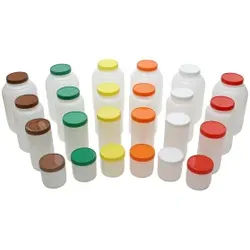 Backup Reservebehälter mit Deckel, 2 Liter, Vorratsbehälter zum Aufbewahren von vorgefertigten Zutaten, Farbe: weiß