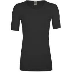 wobera Angora Herrenunterhemd 1/2 Arm 50% 1 St schwarz Männer