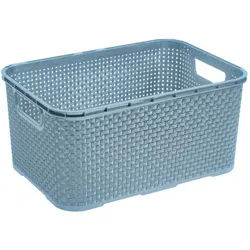 My Baby Lou Aufbewahrungskörbchen , Blau , Kunststoff , 7 l , rechteckig , 19.5x12.5x28.5 cm , Made in Europe , Ordnen & Aufbewahren, Dekoboxen & Aufbewahrungsboxen, sonstige Boxen