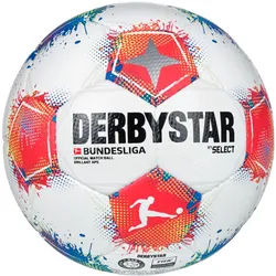 Derbystar Fussball Bundesliga Brilliant APS v25 (offizieller Spielball der Saison 2025/2026) weiss/rot