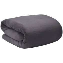 Beautissu Decke Aurelia 150/200 cm Anthrazit , Textil , 200x150 cm , Heimtextilien, Wohntextilien, Decken, Kuscheldecken