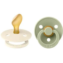 Bibs Anatomischer Sauger Ivory/Weise 6-18 Monate