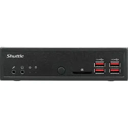 Shuttle Barebone XPC slim DH32U5 Intel Core i5-1135G7 2x32GB DDR4-3200 2xSODIMM 4xUSB 3.2 4xHDMI noOS (Intel Core i5-1135G7), Barebone