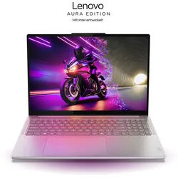 Lenovo Yoga Pro 9i Gen 10 Aura Edition 16 Intel Intel® Core Ultra 7 255H Prozessor E-Kerne bis zu 4,40 GHz P-Kerne bis zu 5,10 GHz, Windows 11 Home 64, 1 TB SSD M.2 2242 PCIe 4.0 TLC, 16 Inch, Tidal Teal