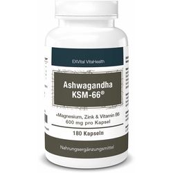 EXVital® Bio Ashwagandha Ksm-66® Premiumrohstoff 600 mg pro Kapsel Kapseln 135 g