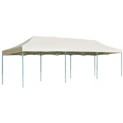 vidaXL Pavillon Faltzelt Pop-Up Partyzelt 3 x 9 m Creme