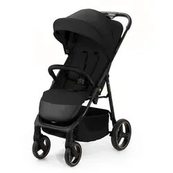 kinderkraft Buggy , Schwarz , 54x107.5x91 cm , Feststellbremse, Fußstütze abklappbar, Einhand-Faltmechanismus , Baby on Tour, Kinderwagen, Buggys