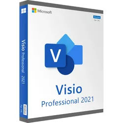 Visio 2021 Professional - Produktschlüssel - Sofort-Download - Vollversion - Deutsch
