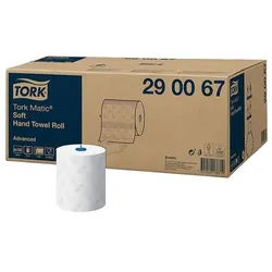 Tork Papierhandtücher »Matic® H1 Advanced« 2-lagig weiß 6 Rollen weiß, 21 cm