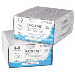 ETHICON Prolene FS2 Nahtmaterial blau monofil 0,45 m 1 USP 5/0 36 Stück