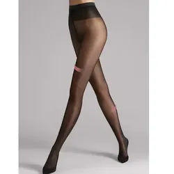 Wolford Damen Feinstrumpfhose Synergy leg support Tights 40 DEN - Black - M