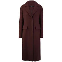 Le manteau col tailleur Fadenmeister Berlin rouge