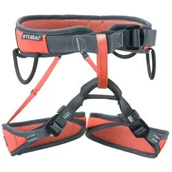 Stubai Triple Herren Klettergurt rot-schwarz M-XXL